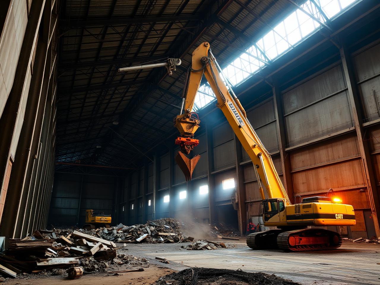 Warehouse demolition